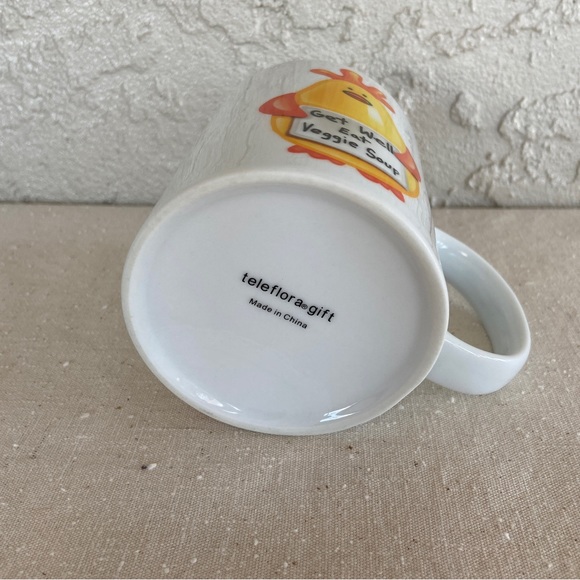 4/$16 Cheerful Teleflora Collectible “Get Well” Coffee, Tea, Cocoa Ceramic Mug - Picture 4 of 5